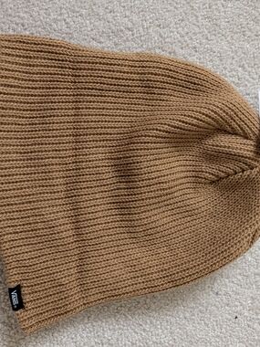 Vans Men's Knit Beanie in Camel Brown